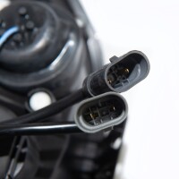 Design Scheinwerfer SET Schwarz passt für Renault Clio 