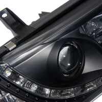 Design Halogen Scheinwerfer SET Schwarz für VW Transpor