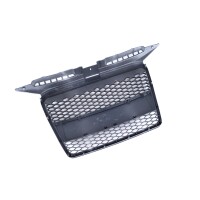 Kühlergrill Waben Grill Schwarz Silber passt für A