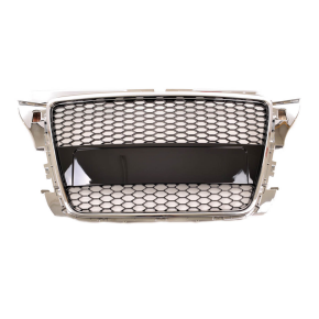 Kühlergrill Waben Grill Schwarz Chrom passt für Audi A3 8P Facelift ab 08-13 RS