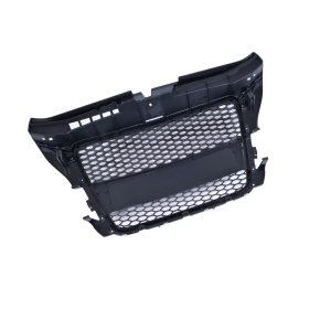 Kühlergrill Wabengrill Schwarz glanz passt für Audi A3 (8P) Facelift ab 08-12
