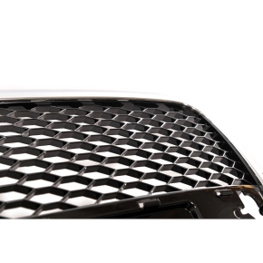Kühlergrill Waben Grill Schwarz Chrompasst für Audi A6 C6 Vorfacelift ab 04-08