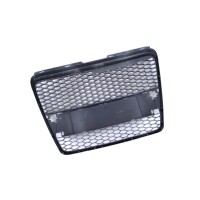   Kühler- Wabengrill Silber Schwarz glanz für Audi
