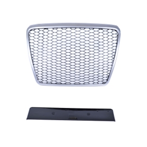 Kühler- Wabengrill Silber matt Schwarz glanz für Audi A6 C6 4F Facelift ab 08-11