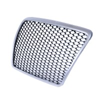 Kühler- Wabengrill Silber matt Schwarz glanz für A