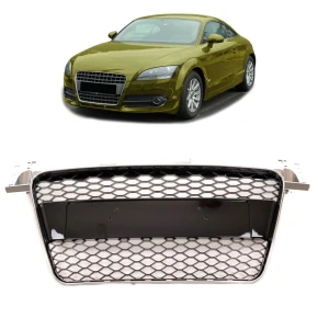 Kühlergrill Waben Grill Schwarz glanz Chrom passt...