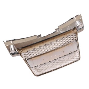Kühlergrill Waben Grill Schwarz glanz Chrom passt für Audi TT (8J) ab 2006-2014