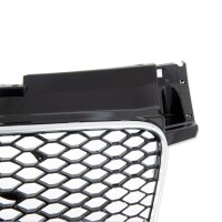 Kühlergrill Waben Grill Schwarz glanz Silber passt f&uu