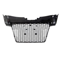 Kühlergrill Waben Grill Schwarz glanz Silber passt f&uu