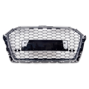  Kühlergrill Waben Grill Schwarz Chrom passt fürAudi A3 8V Facelift ab 2016-2020