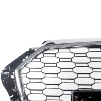  Kühlergrill Waben Grill Schwarz Chrom passt fürAu