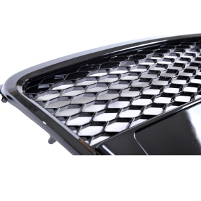 Kühlergrill Wabengrill Schwarz glanz fürAudi A3 (8P) Vorfacelift ab 03-04/08