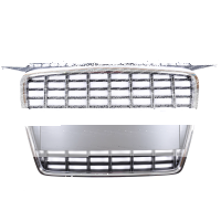  Kühlergrill Sportgrill Chrom Schwarz glanz für Au