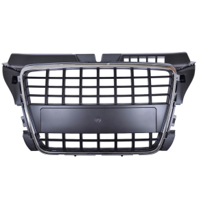 Kühlergrill Sport Grill Schwarz Chrom passt für Audi A3 8P Facelift ab 2008-2013