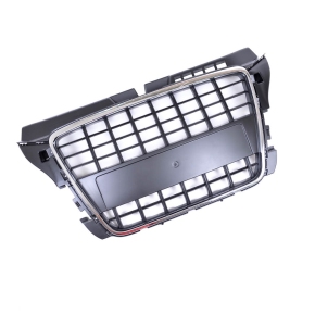 Kühlergrill Sport Grill Schwarz Chrom passt für Audi A3 8P Facelift ab 2008-2013