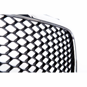 Kühlergrill Waben Grill Schwarz Chrom passt für Audi A4 B7 (8E) ab 04-08
