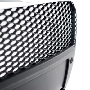 Kühlergrill Wabengrill Chrom Schwarz glanz für Audi A4 B7 (8E) mit PDC ab 04-08