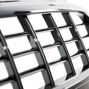 Kühlergrill Sportgrill Schwarz glanz für Audi A4 B7 (8E) mit PDC ab 2004-2008