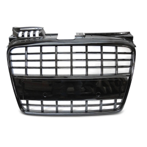 Kühlergrill Sport Grill Schwarz glanz mit PDC für Audi A4 B7 (8E) ab 04-08