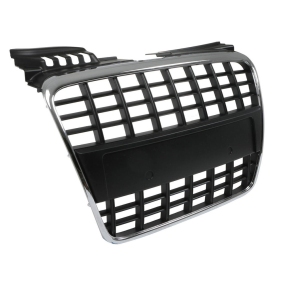Kühlergrill Sport Grill Schwarz Chrom ohne PDC für Audi A4 B7 (8E) ab 04-08