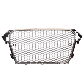 Kühlergrill Waben Grill Schwarz Chrom mit PDC für Audi A4 B8 (8K) ab 11-15