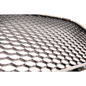 Kühlergrill Waben Grill Schwarz Chrom mit PDC für Audi A4 B8 (8K) ab 11-15