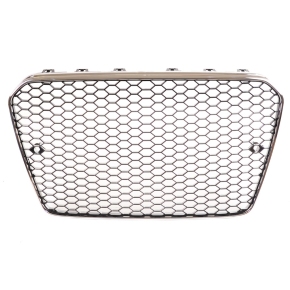 Kühlergrill Wabengrill Chrom Schwarz glanz für Audi A5 (8T) mit PDC ab 11-16
