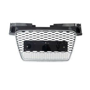 Kühlergrill Waben Grill Schwarz Chrom für Audi TT 8J ab 06-14 RS-Optik