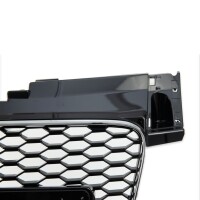 Kühlergrill Waben Grill Schwarz Chrom für Audi TT 