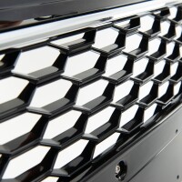Kühlergrill Waben Grill Schwarz Chrom für Audi TT 