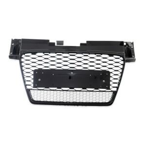 Kühlergrill Waben Grill Schwarz glanz für Audi TT 8J ab 06-14 RS-Optik