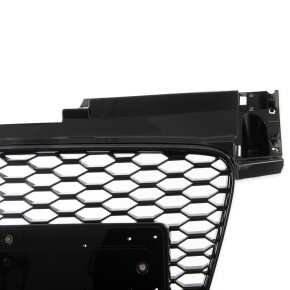 Kühlergrill Waben Grill Schwarz glanz für Audi TT 8J ab 06-14 RS-Optik