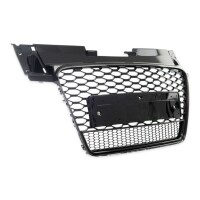Kühlergrill Waben Grill Schwarz glanz für Audi TT 