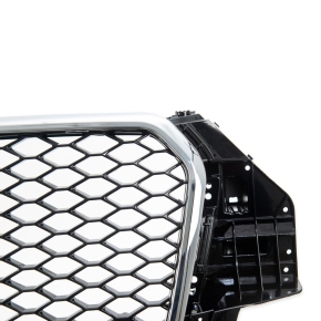Kühlergrill Waben Grill Schwarz Chrom für Audi Q3 (8U) Vorfacelift ab 2011-2014 