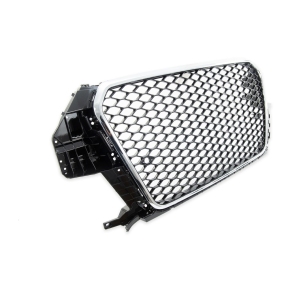 Kühlergrill Waben Grill Schwarz Chrom für Audi Q3 (8U) Vorfacelift ab 2011-2014 