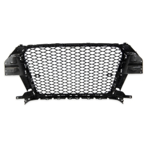 Kühlergrill Waben Grill Schwarz Chrom für Audi Q3 (8U) Vorfacelift ab 2011-2014 