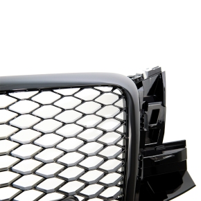 Kühlergrill Waben Grill Schwarz glanz für Audi Q5 (8R) Vorfacelift ab 2008-2012