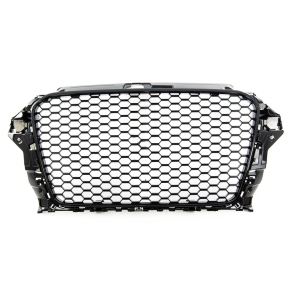 Kühlergrill Wabengrill Schwarz glanz für Audi A3 (8V) Vorfacelift ab 2012-2016