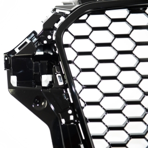 Kühlergrill Wabengrill Schwarz glanz für Audi A3 (8V) Vorfacelift ab 2012-2016