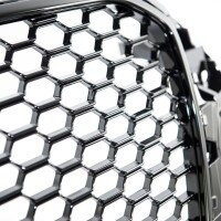 Kühlergrill Wabengrill Schwarz glanz für Audi A3 (