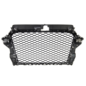 Kühlergrill Wabengrill Chrom Schwarz glanz für Audi A3 (8V) Vorfacelift ab 12-16