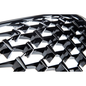 Sport Diamant Kühlergrill Schwarz glanz für BMW 7er G11 G12 Vorfacelift ab 15-19