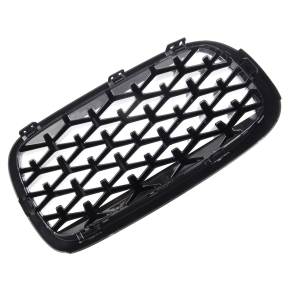 Sport Diamant Kühlergrill Schwarz Chrom für BMW X5 (F15) X6 (F16) ab 2013-2019