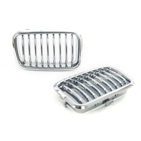 Kühlergrill Grill SET Chrom Einzelsteg für BMW 3er E36 Vorfacelift ab 1991-1996