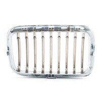 Kühlergrill Grill SET Chrom Einzelsteg für BMW 3er