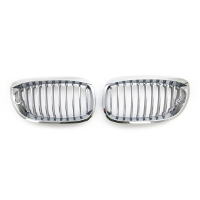  Kühlergrill Grill SET Chrom Einzelsteg für BMW 3er E46 Facelift ab 2003-2006