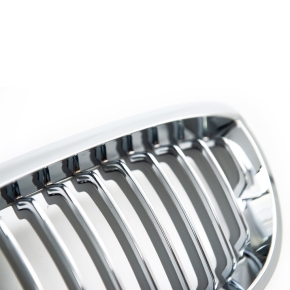  Kühlergrill Grill SET Chrom Einzelsteg für BMW 3er E46 Facelift ab 2003-2006