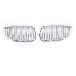 Kühlergrill Grill SET Chrom Einzelsteg für BMW 3er E92 E93 Vorfacelift ab 06-10