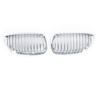 Kühlergrill Grill SET Chrom Einzelsteg für BMW 3er