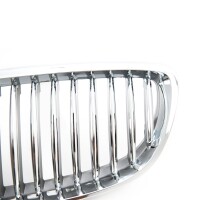 Kühlergrill Grill SET Chrom Einzelsteg für BMW 3er